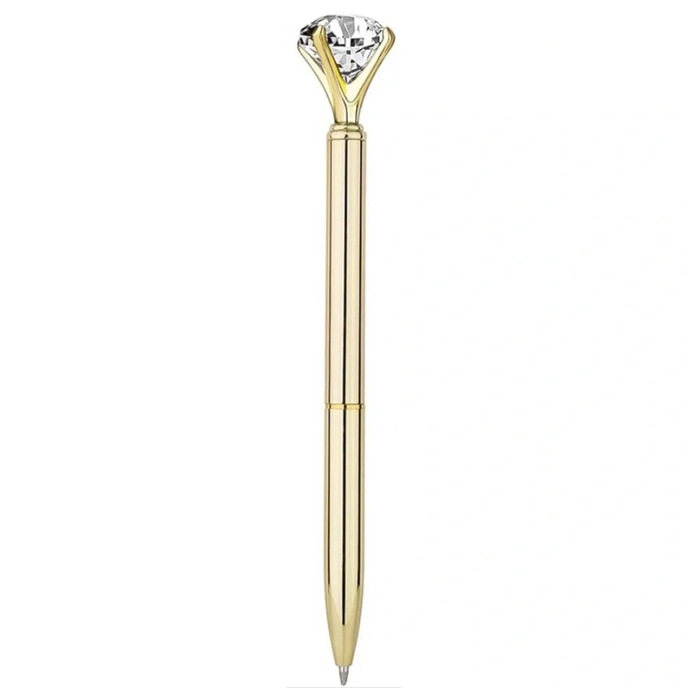 💞 New Elegant Gold Diamond Top Pen